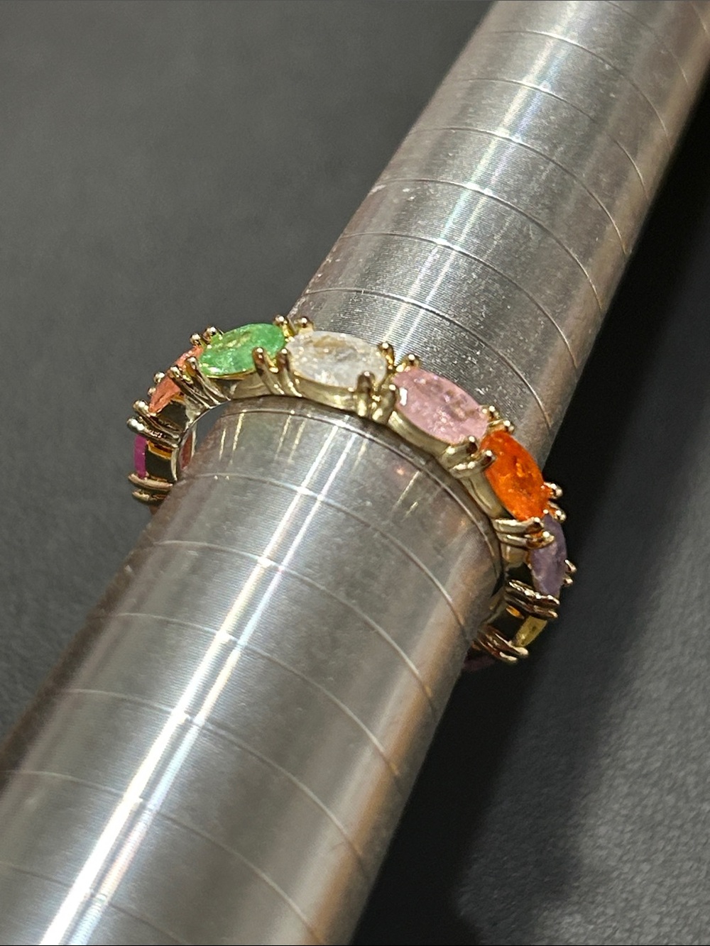 New multicolored gold ring, 7.75